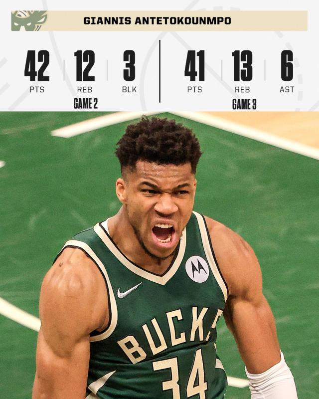 开云下载-字母背靠背40+10杀红眼 雄鹿扳回一城悬崖勒马